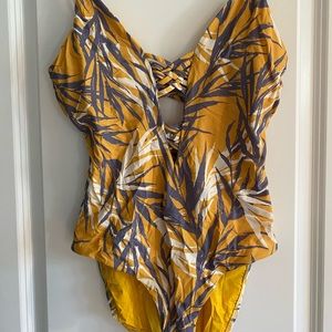 Red Carter One Piece Swimsuit